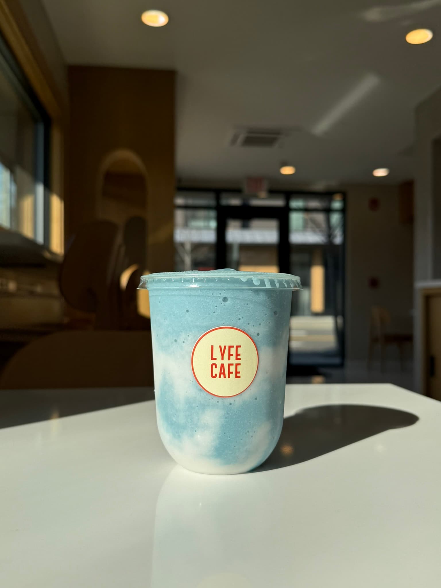 Cloud Nine smoothie in LYFE CAFE cup